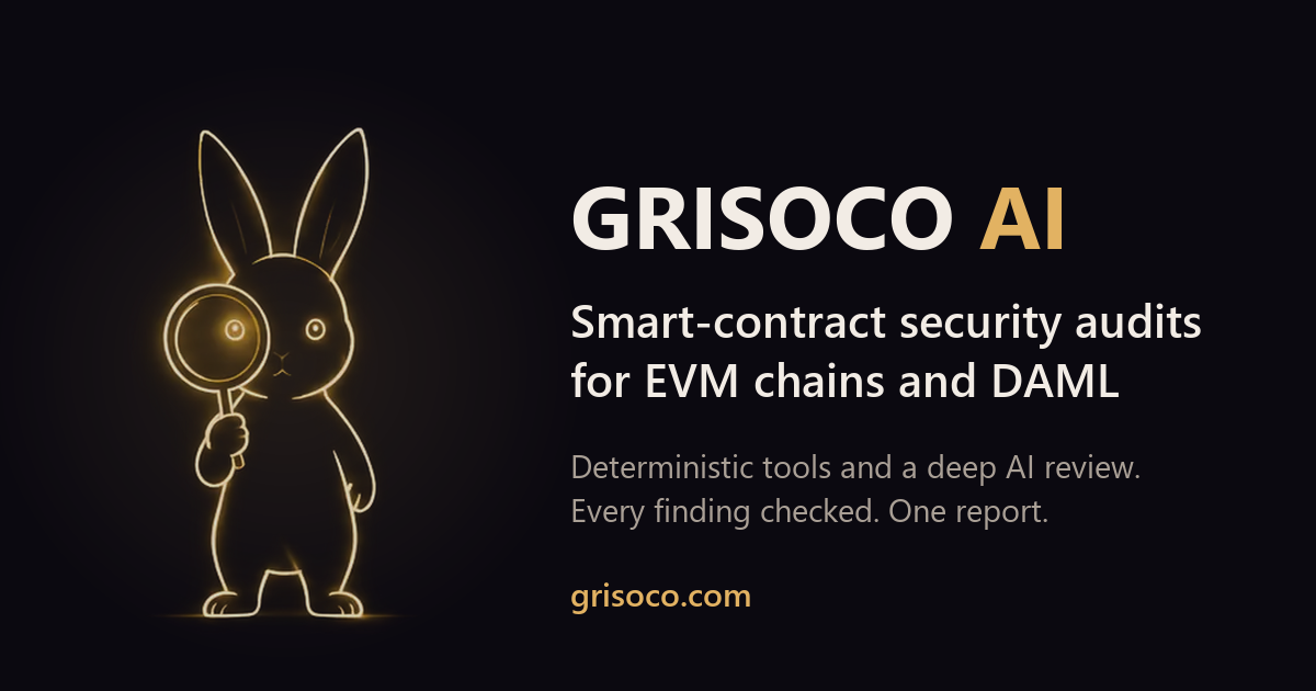 Grisoco AI security audits screenshot 1